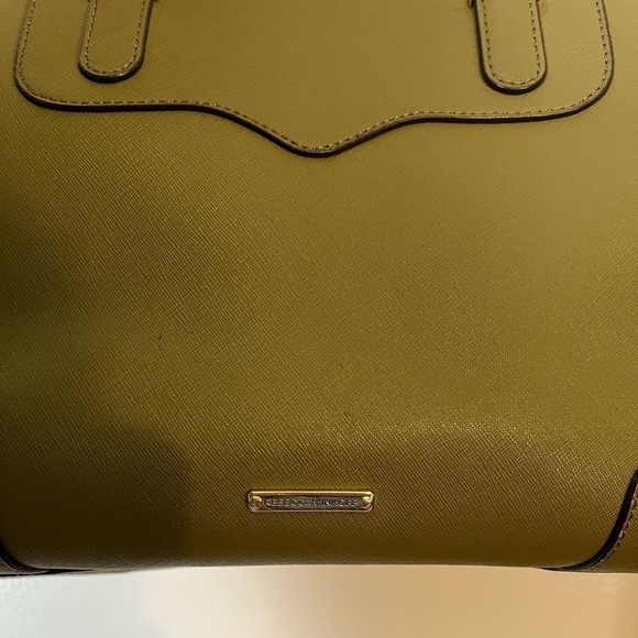 Gorgeous Green Leather Rebecca Minkoff Amorous Satchel-See Description - Picture 8 of 8